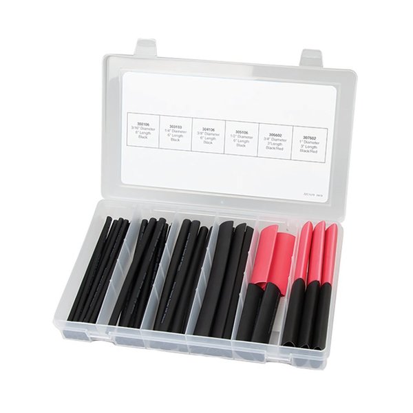 Ancor 47-Piece Adhesive Lined Heat Shrink Tubing Kit 330101